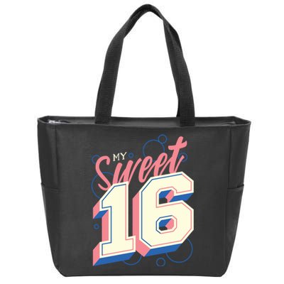 My Sweet Sixteen Zip Tote Bag