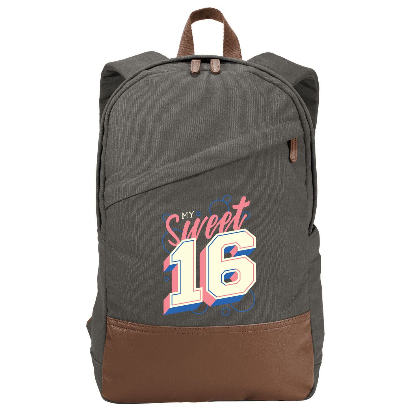 My Sweet Sixteen Cotton Canvas Backpack