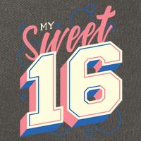 My Sweet Sixteen Cotton Canvas Backpack