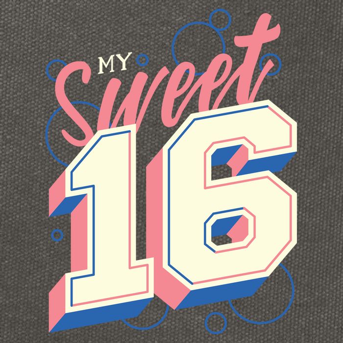 My Sweet Sixteen Cotton Canvas Backpack