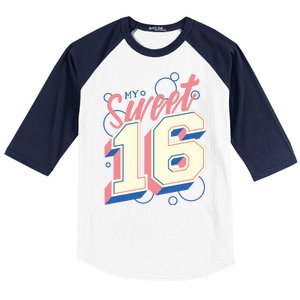 My Sweet Sixteen Baseball Sleeve Shirt