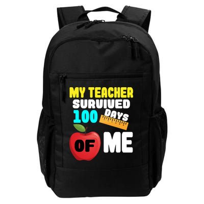 My Teacher Survived 100 Days Of Me Backpack