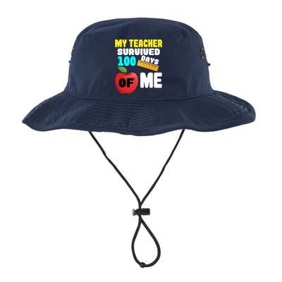 My Teacher Survived 100 Days Of Me Bucket Hat