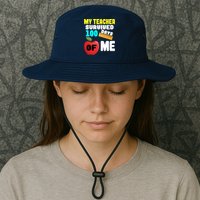My Teacher Survived 100 Days Of Me Bucket Hat