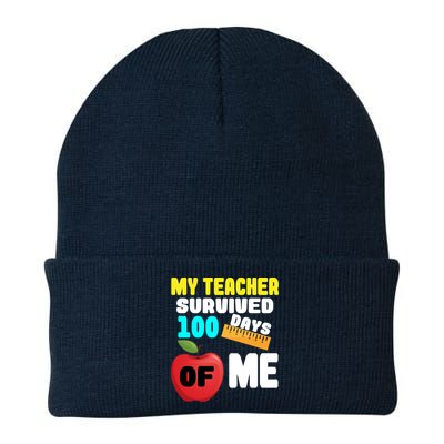 My Teacher Survived 100 Days Of Me Beanie