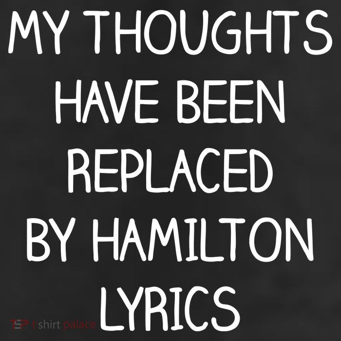 My Thoughts Have Been Replaced By Hamilton Lyrics 11oz C Handle Ceramic Mug