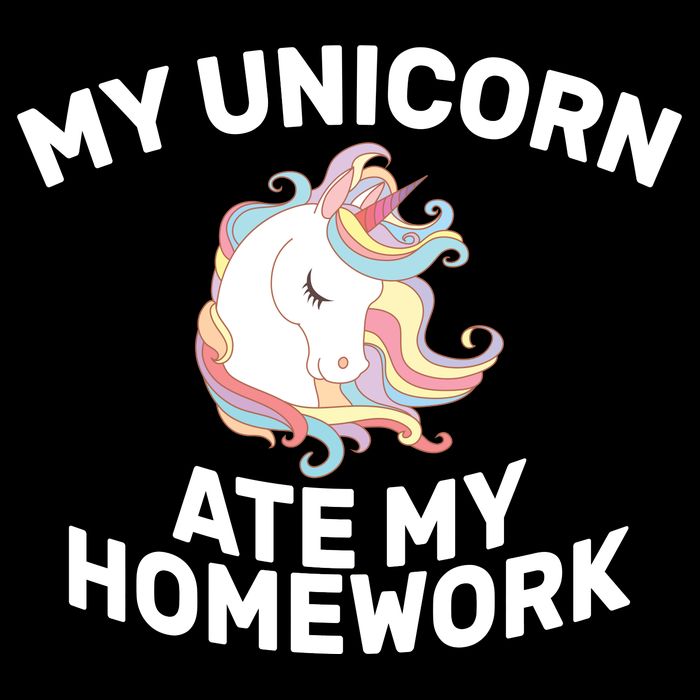 My Unicorn Ate My Homework Bucket Hat