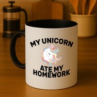 My Unicorn Ate My Homework Mug