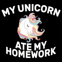 My Unicorn Ate My Homework Wool Snapback Cap