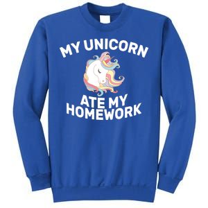 My Unicorn Ate My Homework Sweatshirt