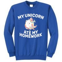 My Unicorn Ate My Homework Sweatshirt