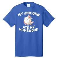 My Unicorn Ate My Homework Tall T-Shirt