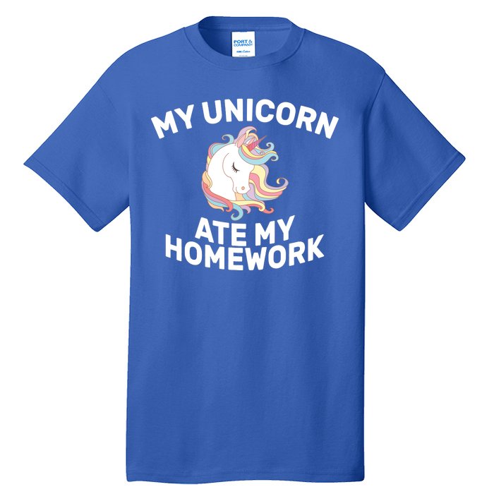 My Unicorn Ate My Homework Tall T-Shirt