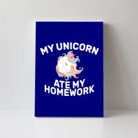 My Unicorn Ate My Homework Canvas