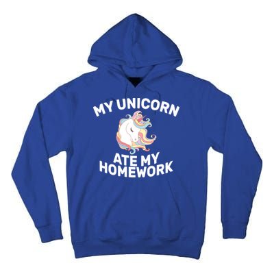 My Unicorn Ate My Homework Tall Hoodie