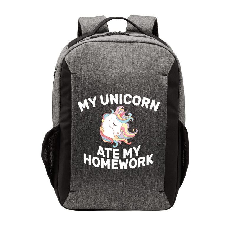 My Unicorn Ate My Homework Vector Backpack