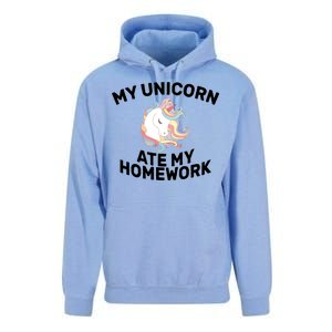 My Unicorn Ate My Homework Unisex Surf Hoodie