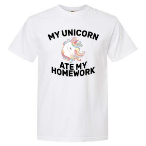 My Unicorn Ate My Homework Garment-Dyed Heavyweight T-Shirt