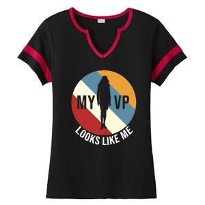 My VP Looks Like Me Ladies Halftime Notch Neck Tee