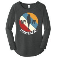 My VP Looks Like Me Women's Perfect Tri Tunic Long Sleeve Shirt