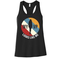 My VP Looks Like Me Women's Racerback Tank