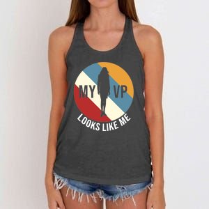 My VP Looks Like Me Women's Knotted Racerback Tank