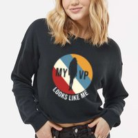 My VP Looks Like Me Cropped Pullover Crew