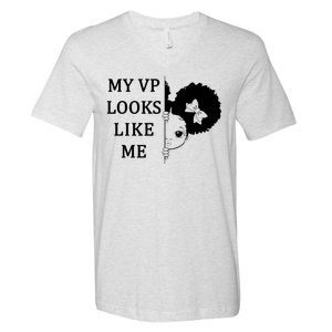 My VP Looks Like Me Cute Kamala V-Neck T-Shirt