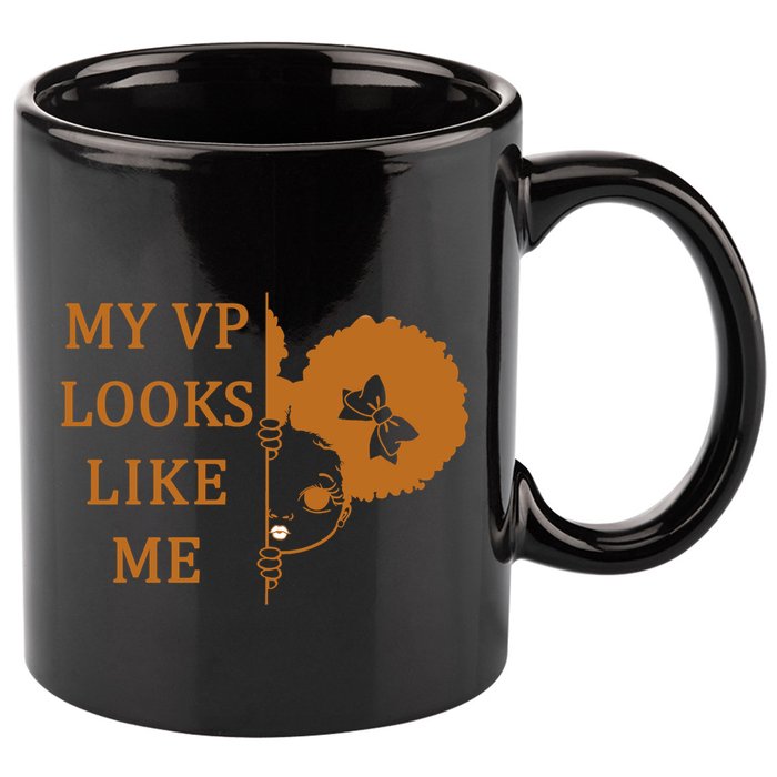 My VP Looks Like Me Cute Kamala 11oz C Handle Ceramic Mug