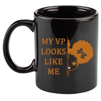 My VP Looks Like Me Cute Kamala 11oz C Handle Ceramic Mug