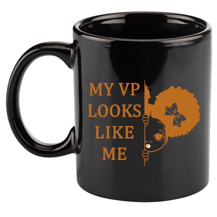My VP Looks Like Me Cute Kamala 11oz C Handle Ceramic Mug