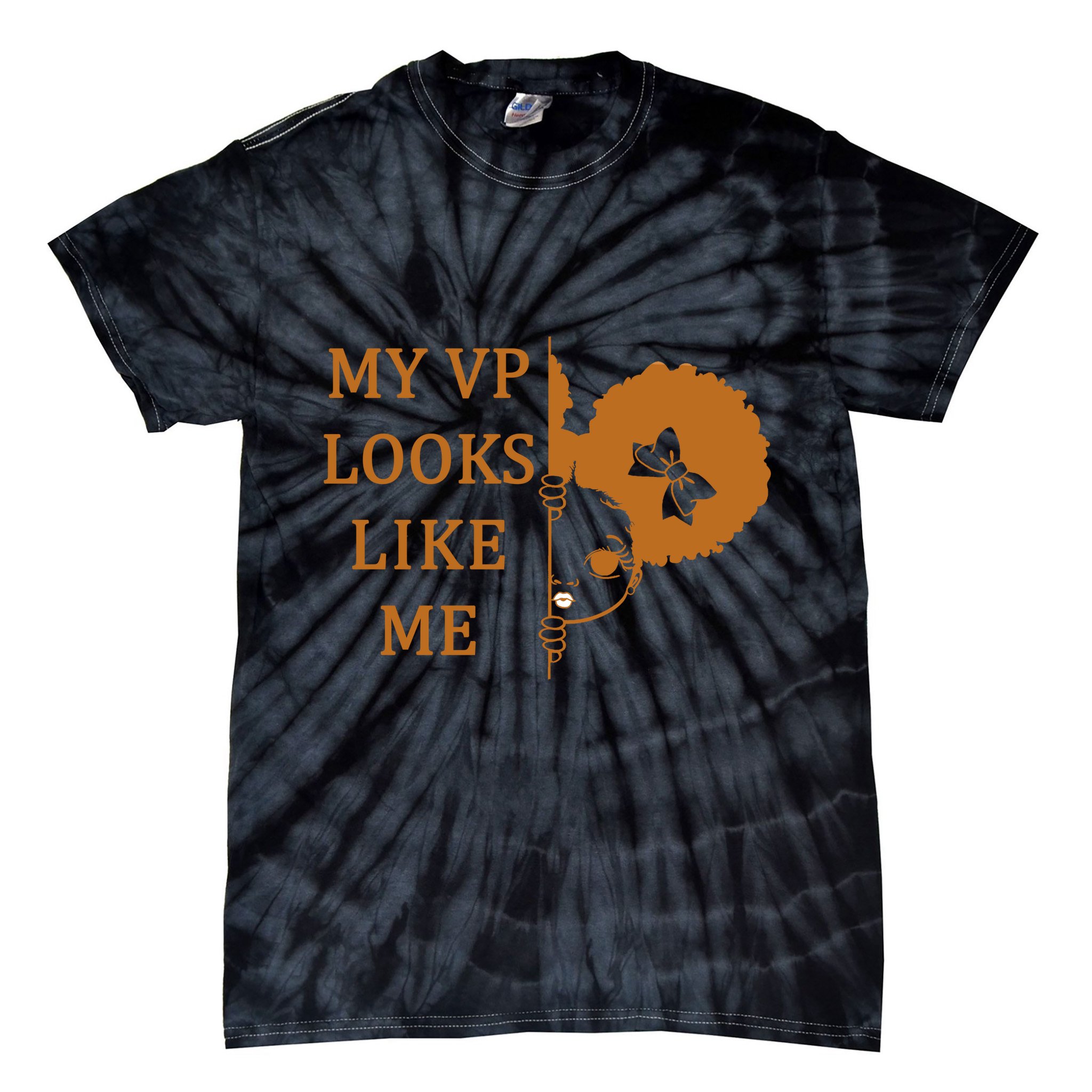My VP Looks Like Me Cute Kamala Tie-Dye T-Shirt