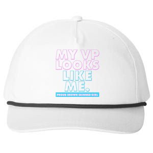 My VP Looks Like Me Proud Brown Skinned Girl Snapback Five-Panel Rope Hat