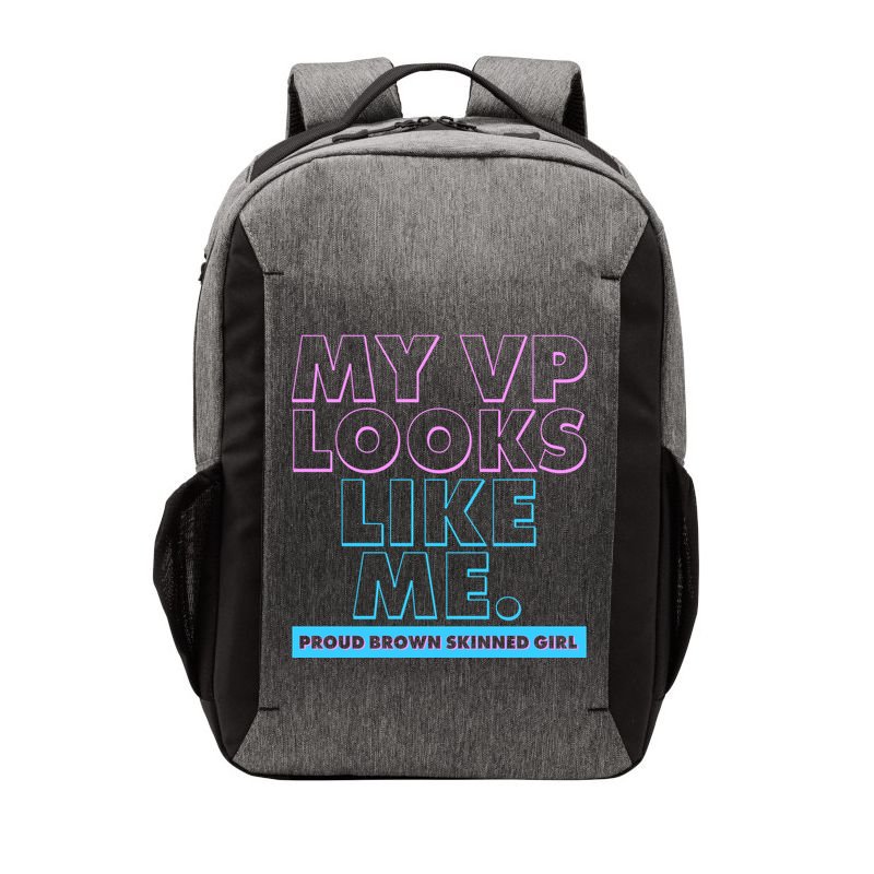 My VP Looks Like Me Proud Brown Skinned Girl Vector Backpack