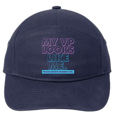 My VP Looks Like Me Proud Brown Skinned Girl 7-Panel Snapback Hat