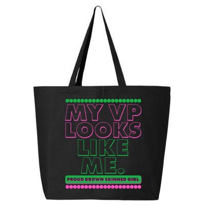 My VP Looks Like Me Proud Brown Skinned Girl AKA Sorority Colors 25L Jumbo Tote
