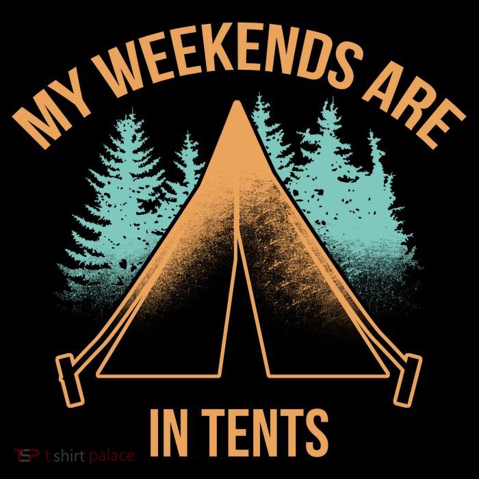 My Weekends Are In Tents Impact Tech Backpack