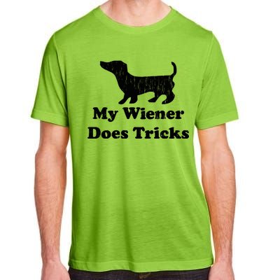 My Wiener Does Tricks Adult ChromaSoft Performance T-Shirt