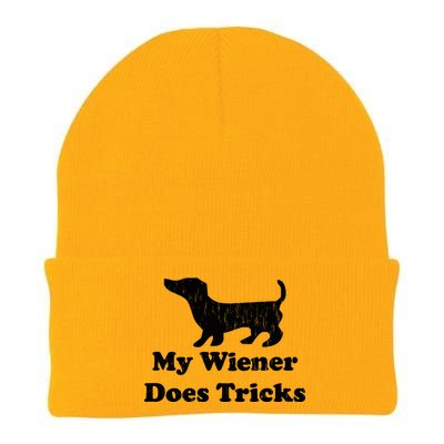 My Wiener Does Tricks Knit Cap Winter Beanie