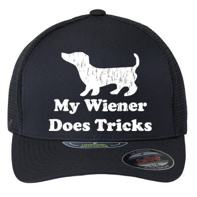 My Wiener Does Tricks Flexfit Unipanel Trucker Cap