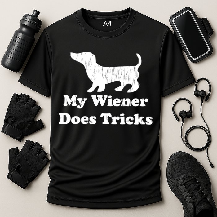My Wiener Does Tricks Cooling Performance Crew T-Shirt