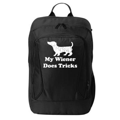 My Wiener Does Tricks City Backpack