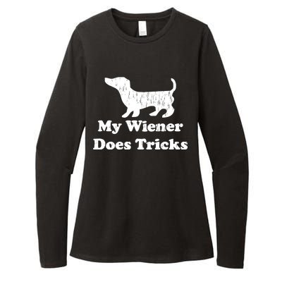 My Wiener Does Tricks Womens CVC Long Sleeve Shirt