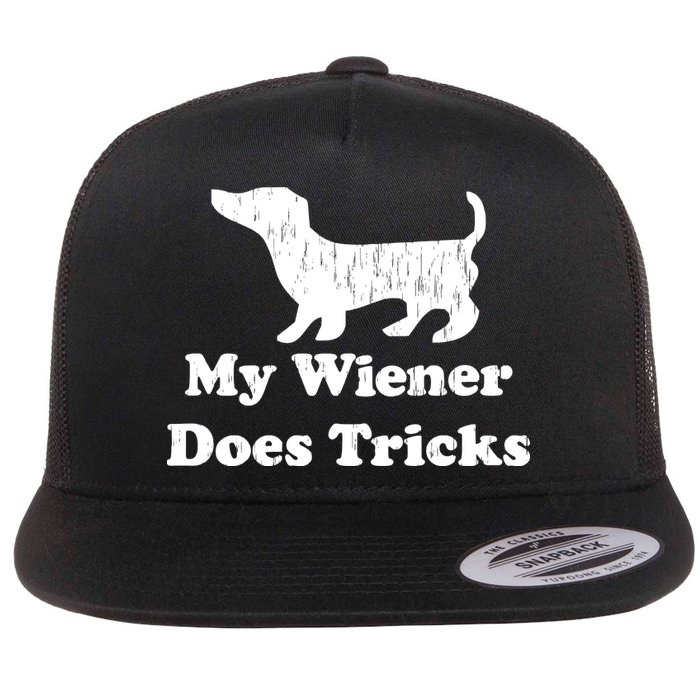 My Wiener Does Tricks Flatbill Hat