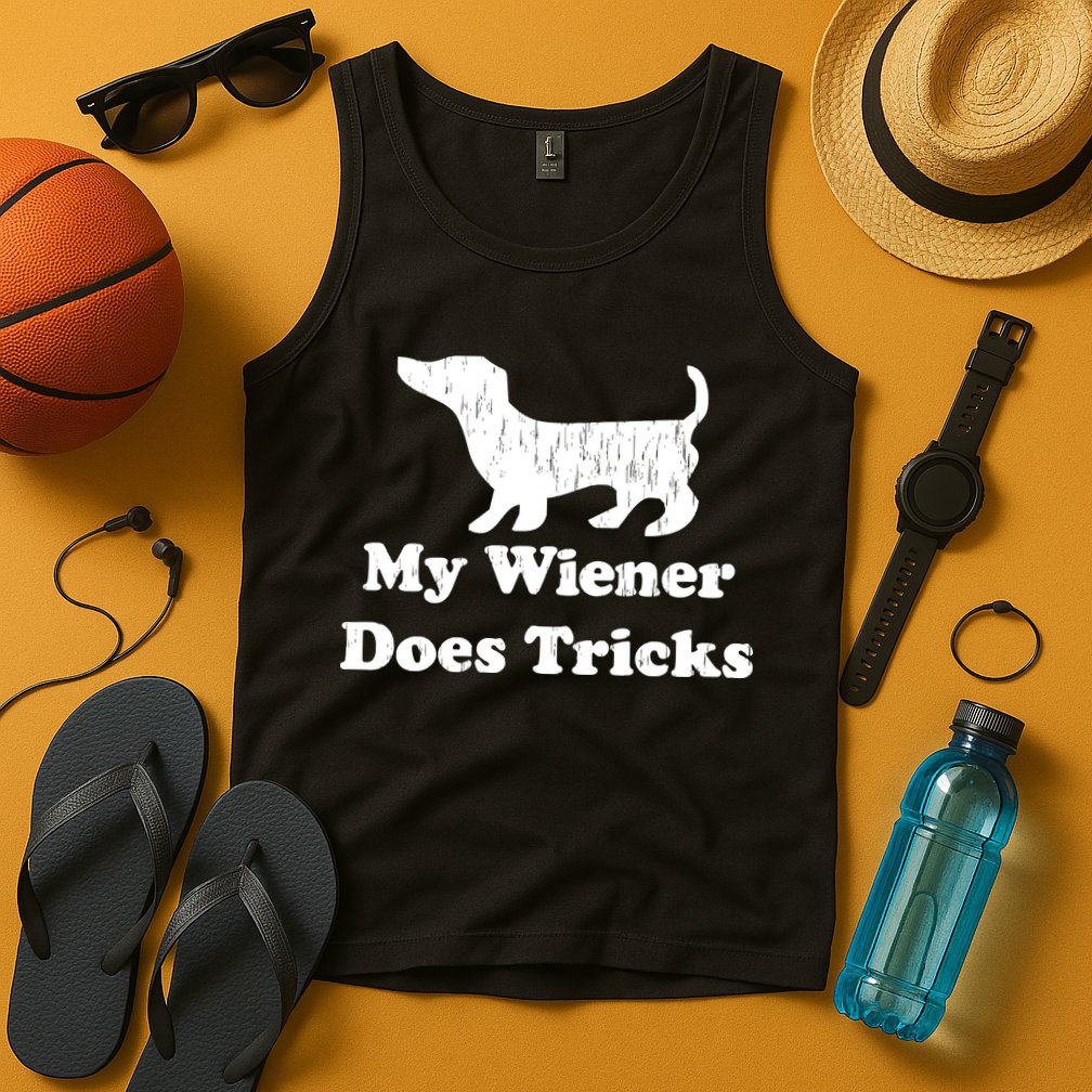 My Wiener Does Tricks Tank Top