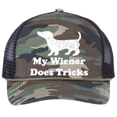 My Wiener Does Tricks Retro Rope Trucker Hat Cap