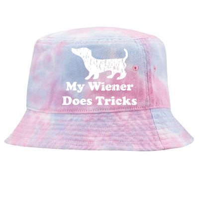 My Wiener Does Tricks Tie-Dyed Bucket Hat