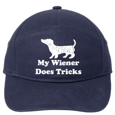 My Wiener Does Tricks 7-Panel Snapback Hat