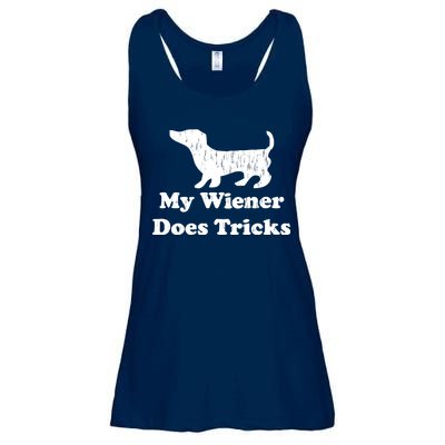 My Wiener Does Tricks Ladies Essential Flowy Tank