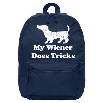 My Wiener Does Tricks 16 in Basic Backpack